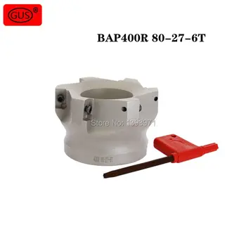 

90 degree right angle face milling cutter BAP400R 80-27-6T, suitable for APMT1604 insert