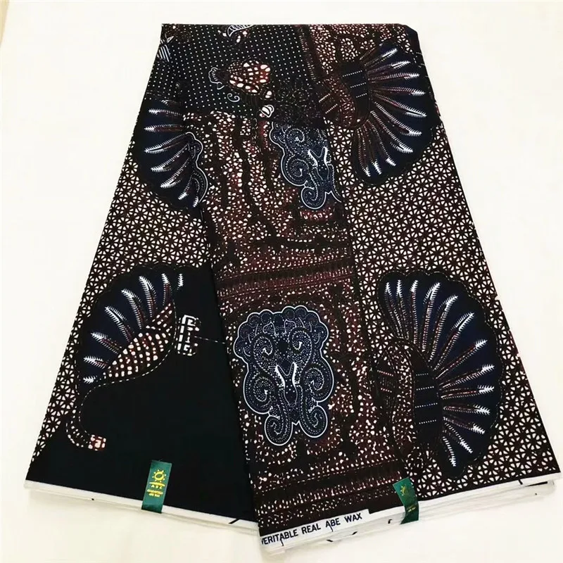 Высокое качество полиэстер воск ткань последние Африканский принт Ткань 6 ярдов Анкара Воск Принт африканская ткань