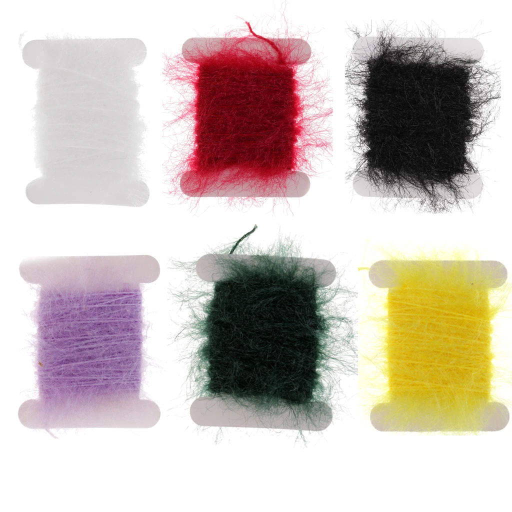 5m Fly Fishing Tinsel Chenille Crystal Flash Line Nymph Streamers Lure Making Fly Tying Materials