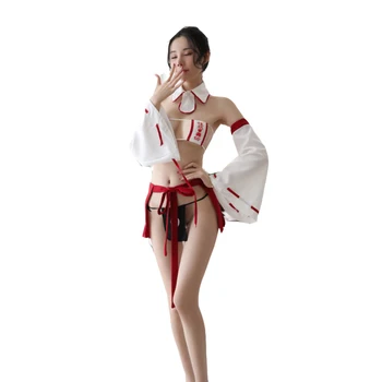 

Leechee The new sexy lingerie Women's sexy Japanese kimono suit Adult uniform 267