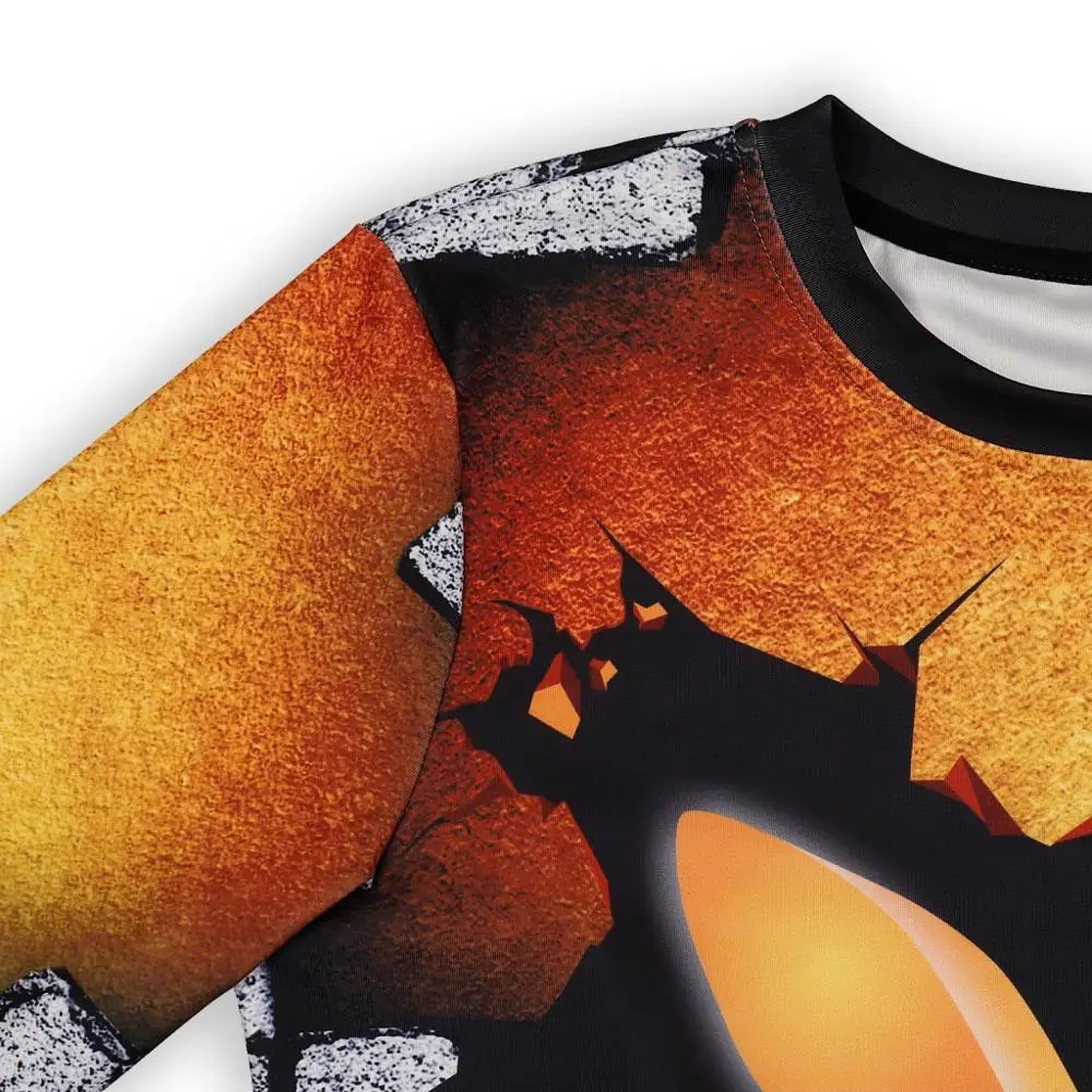 Adult unisex Hoodies Sweatshirts Halloween 3D Print Pumpkim Long Sleeve couples Sweatshirt