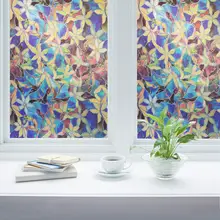 60*100 см декоративная виниловая пленка для окон с защитой от пятен, статическая клейкая пленка, термоконтроль, затемняющие оконные наклейки