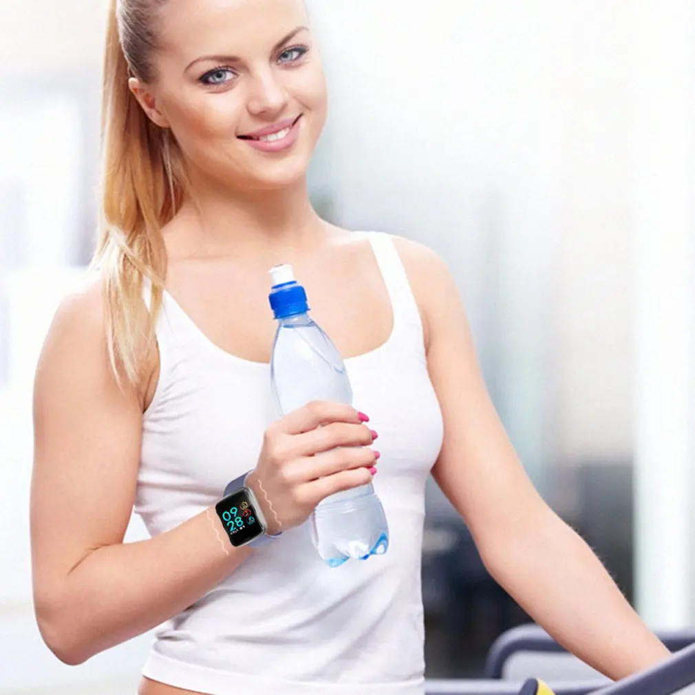 H19 Smart Bracelet 1.3 inch Large Color Screen Bluetooth Heart Rate Blood Pressure Health Monitoring Waterproof Sports Watch