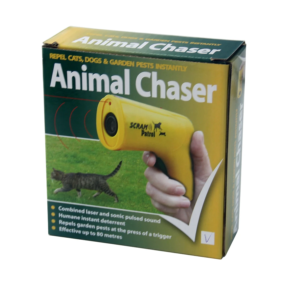 edgvsrng ultrasonic cat dog repeller drive away dog chasing anti barking stop bark tool training supplies with LED flashlight pet dog repeller dog anti bark collar