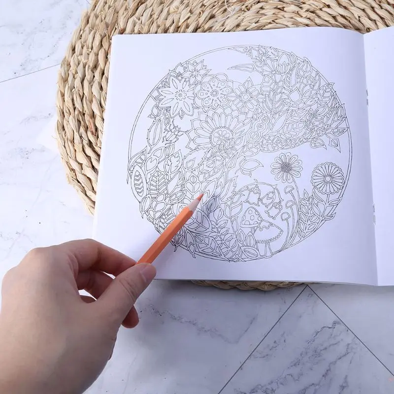 New An Inky Treasure Hunt and Coloring Book By Johanna Basford LX9A