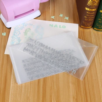 

10pcs/set Transparent Storage Bags for Scrapbooking Cutting Dies Mold Stamps Cutting Scrapbooking Embossing Cards