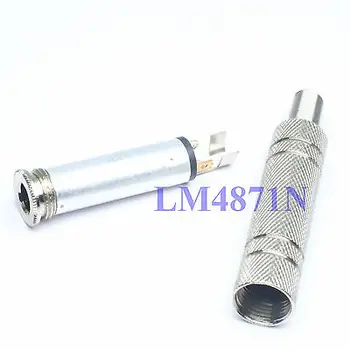 

DHL/EMS 50 pcs connector 6.35mm 1/4" female jack stereo solder Audio Video 6mm Cable -d2