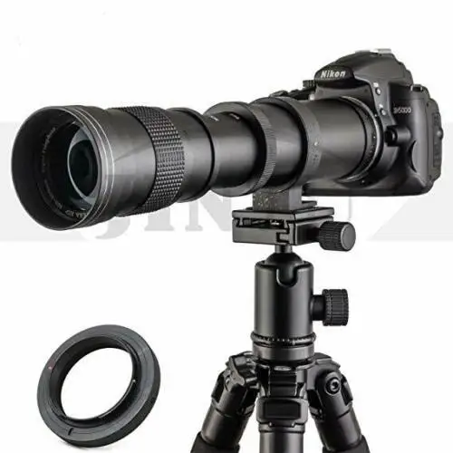 JINTU 420 800 мм F/8 3 16 телеобъектив с ручным зумом для Nikon D7100 D80 D90 D500 D5600 D5100 D3200 D7000 D7200