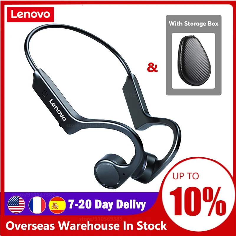 Original Lenovo X4 Bone Conduction Headphones Sport Running Waterproof