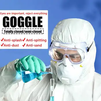 

Transparent Safety Goggles Anti-Splash Impact-Resistant Work Safety Protective Glasses For Carpenter Rider Eye Protector