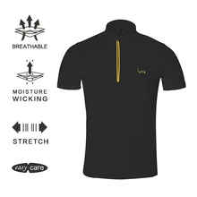 Новинка, EAGEGOF, летние рубашки для гольфа, мужская спортивная одежда с коротким рукавом, быстросохнущая Мужская одежда для гольфа для тренировок, модная брендовая одежда