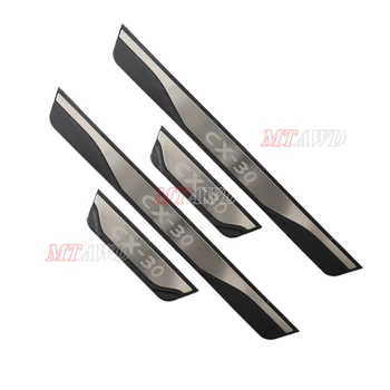 

Auto Stainless Steel For Mazda CX-30 Cx30 Cx30 2018 2019 2020 Car Door Sill Covers Scuff Plate Guards Protection Car Accessories