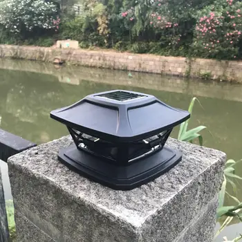 

HiMISS Outdoor Solar Post Light Garden Decoration Light Wood Post Light Energia Solar Garden Lamp Waterproof