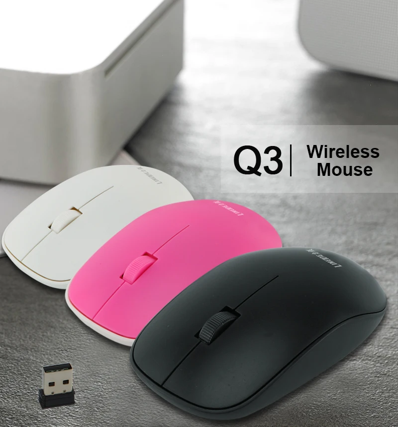 

Limei Q3 Cheap Wireless Mouse Notebook Desktop Computer Universal Home Office Multimedia Gaming Mouse