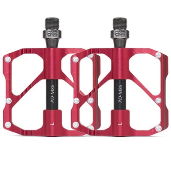 

1pair Mountain Bike CR-MO Steel Bearing Pedals Foot Platform Bicycle Racing