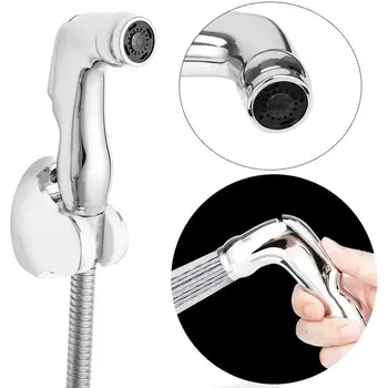 

Pressurized Handheld Shower Set Toilet Hand Held Bidet Faucet Kit Hose Spray Bidet Holder & Head With Sprayer Bathroom Show Y3S8