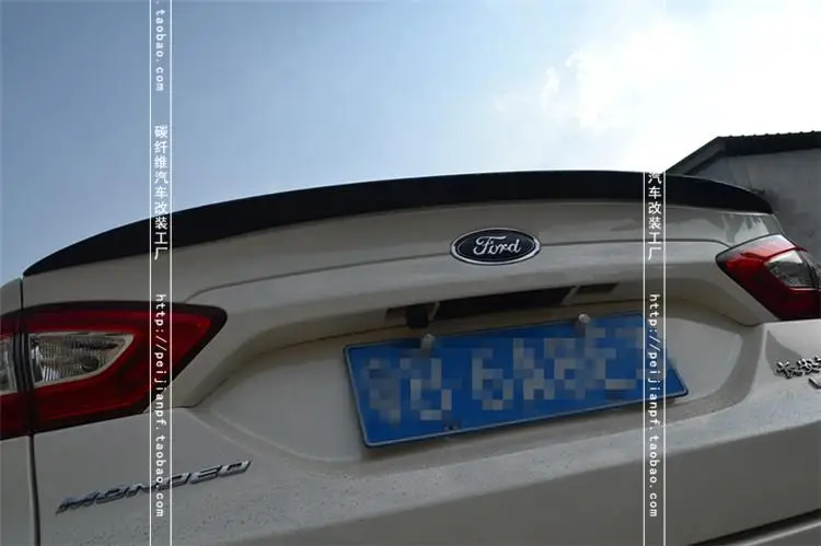 Подходит для Ford Mondeo AC 2013- задний спойлер из углеродного волокна заднее крыло