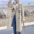 Aelegantmis Women Casual Long Trench Coat With Sashes Двубортная Женская ветровка 2021 Шикарное Офисное Пальто Женская Верхняя одежда