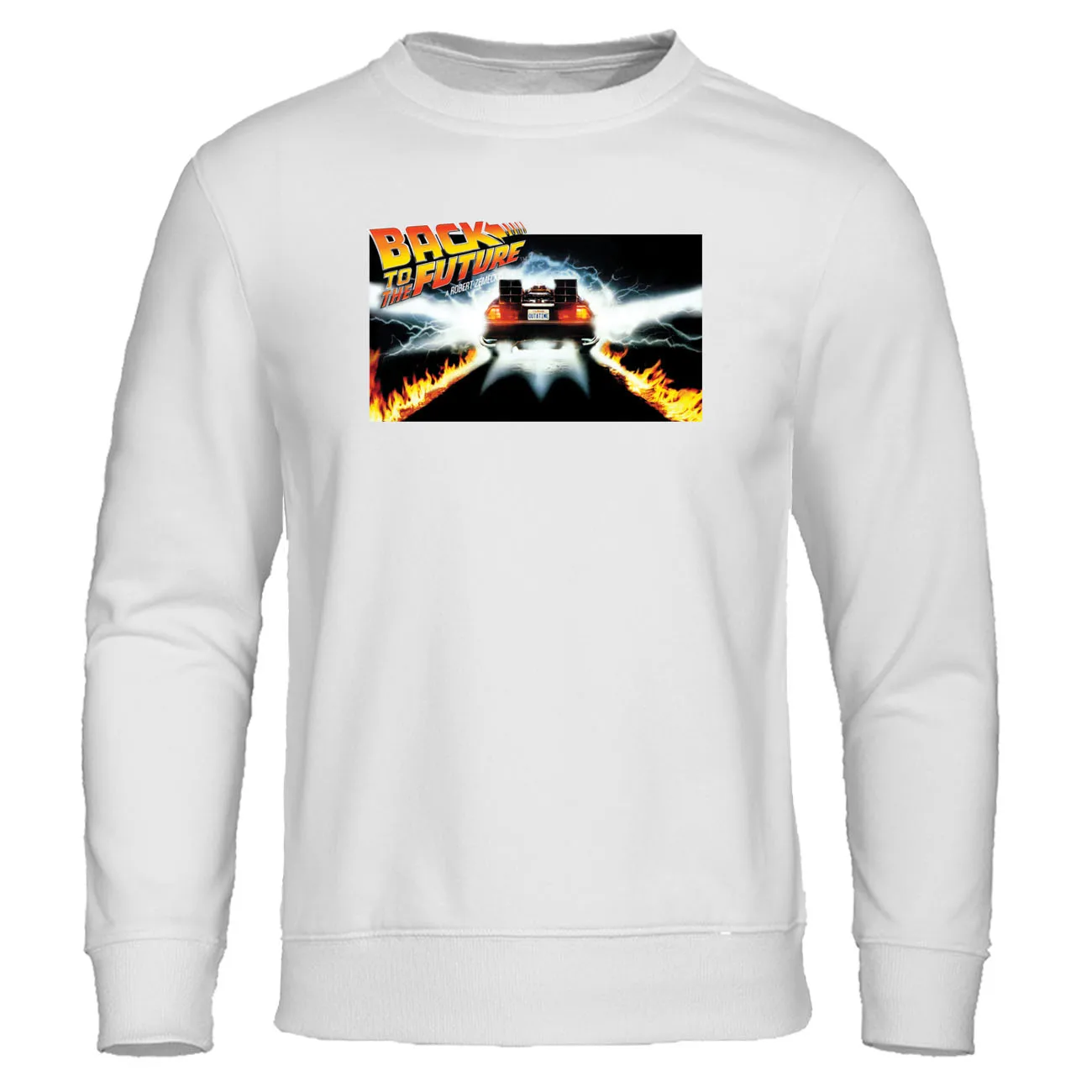 Мужская толстовка с капюшоном Back To The Future повседневный Свободный пуловер уличная