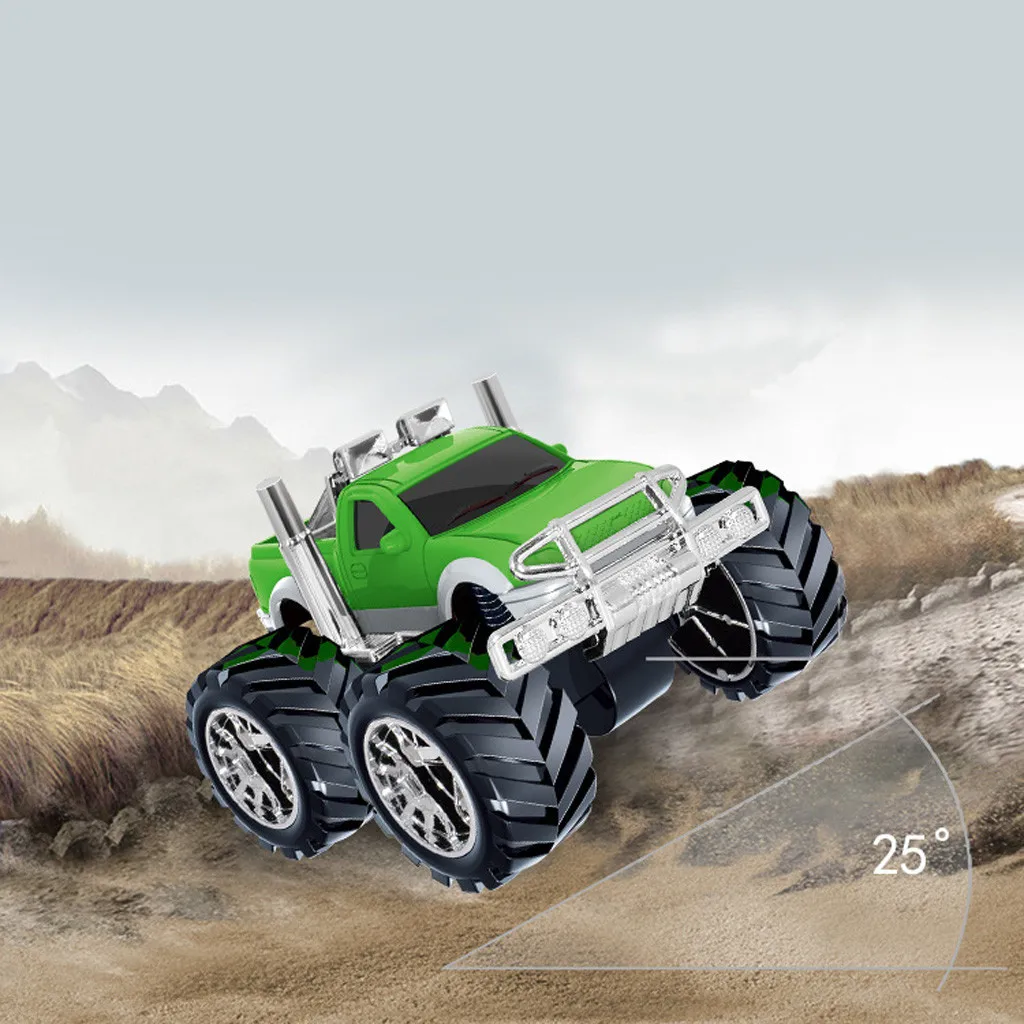 Inertia Four-Wheel Drive Off-Road Vehicle Mini Construction Vehicle Simulation Model Toy Baby Car Gifts #B