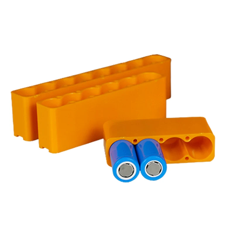 SUNKKO 18650 lithium battery welding fixture single row double side spot welder spot welding battery pack plastic fixing fixture