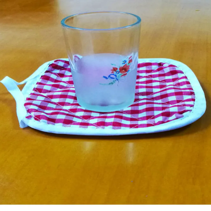 Изолированная противоскользящая Подставка под столовые приборы Potholders с Красной
