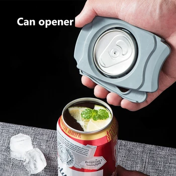 

Outdoor Multifunctional Topless Can Opener Ez-Drink Opener Beer Bottle Opener Manual Can Opener Kitchen Tool Bar Accessories