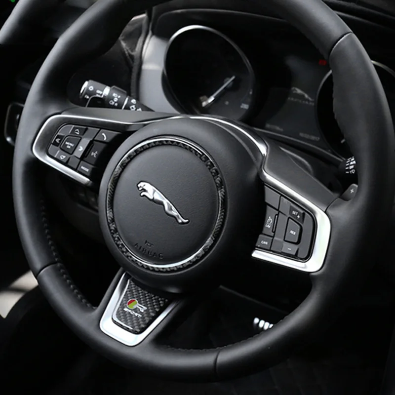 Декоративное кольцо на руль автомобиля интерьерная наклейка чехол для Jaguar F PACE XE