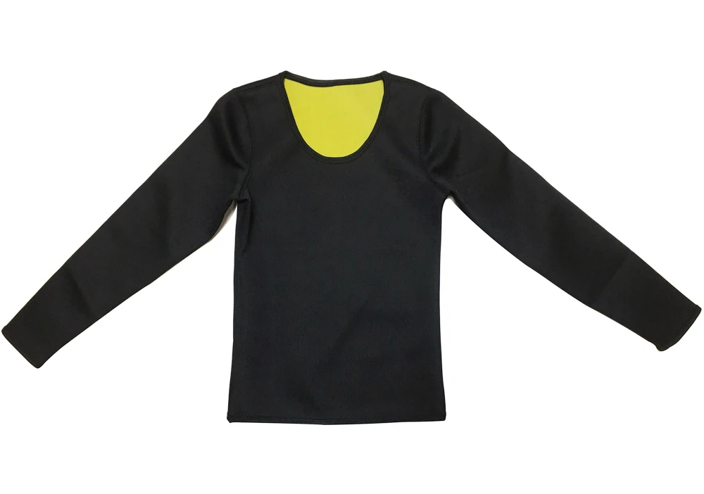 CXZD Hot Thermo Shapewear Slimming Long Sleeve Shirt + Pant, Workout Sweat Sauna Suit, Neoprene Bodysuit, Weight Loss Fat Burner for Women corset (1)