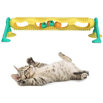 

Interactive Turntable Pet Cat Toy For Kitten Scratching Training Education With Tracking Ball Puzzle Toys Pet Products Supplies