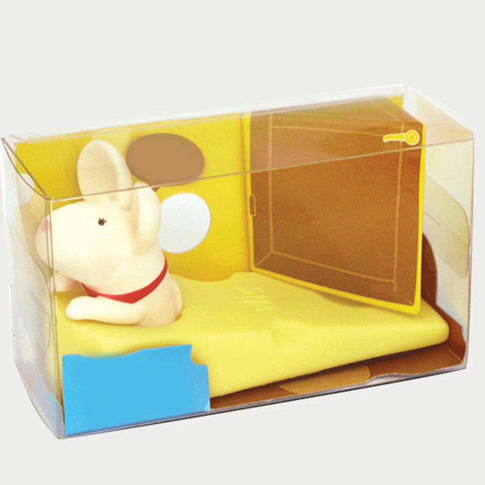 Home decoration Safety Creative Wedge Doorstop Door Stops Cute Cartoon Dog Door Stopper Silicone Child Foot Shape Baby