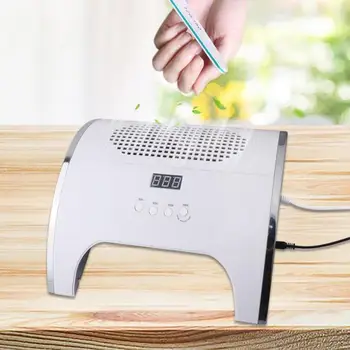 

80W 2 IN 1 LED Nail Lamp for Manicure Nail Dryer Machine UV Lamp For Curing UV Gel Nail Polish With Motion sensing LCD Display