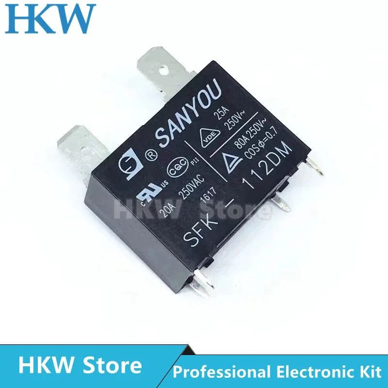 

Free shipping 10pcs/lot Relay SANYOU SFK-112DM SFK 112DM 12V 20A 250VAC 4Pin Air Conditioner Relays Power Relaies 100% Original