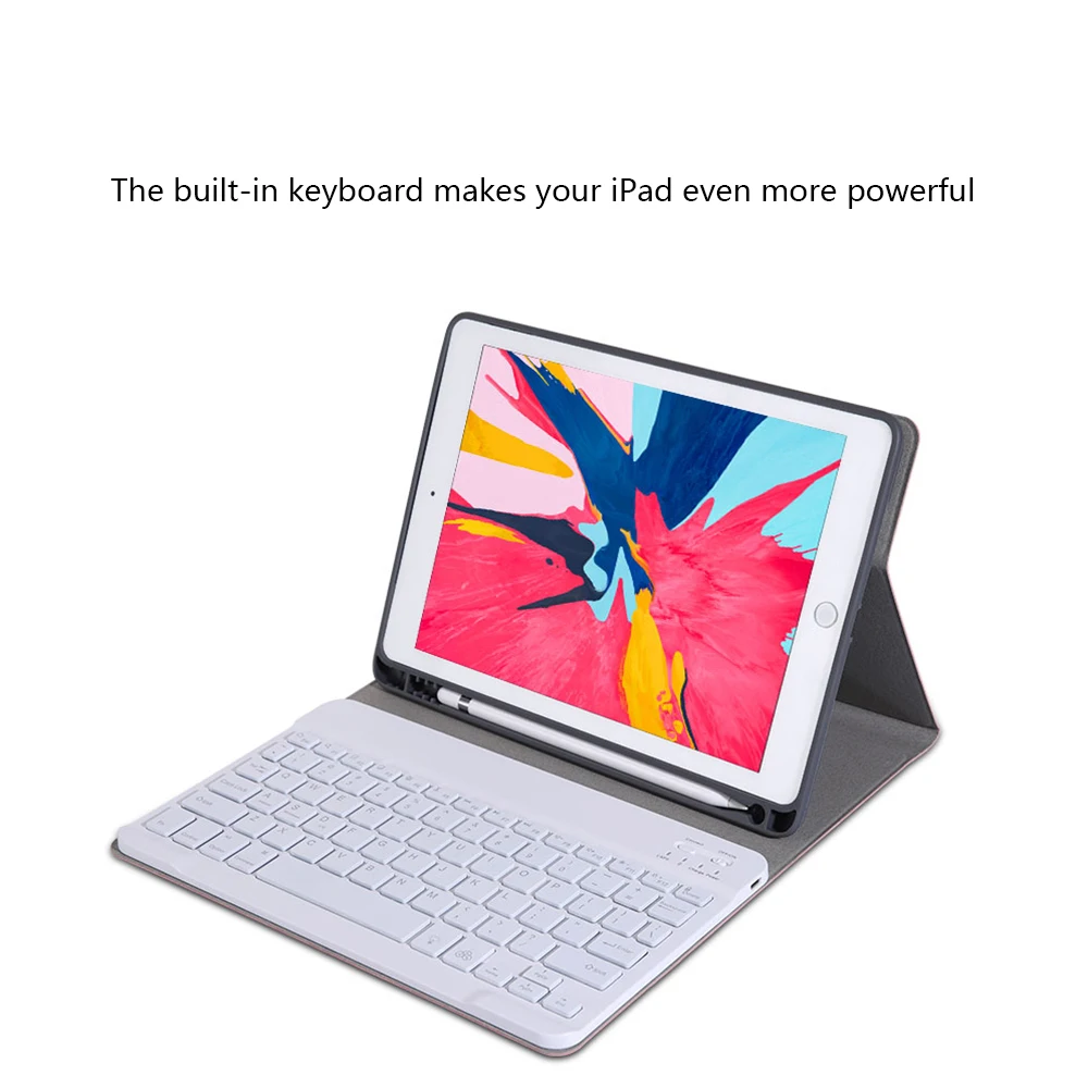 Чехол-клавиатура с подсветкой США для iPad Air 3 iPad Pro 10,5() чехол для планшета с держателем для ручки Bluetooth клавиатура кожаный чехол для планшета