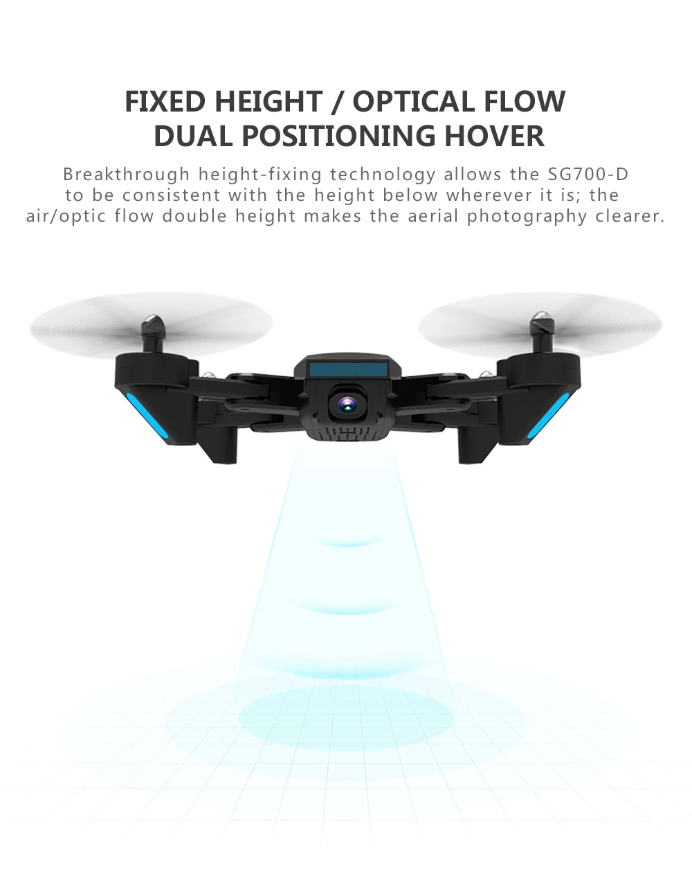 SG700-D WiFi FPV RC Дрон с двойной камерой 1080P 720P 4K селфи Профессиональный складной оптический поток Квадрокоптер вертолет