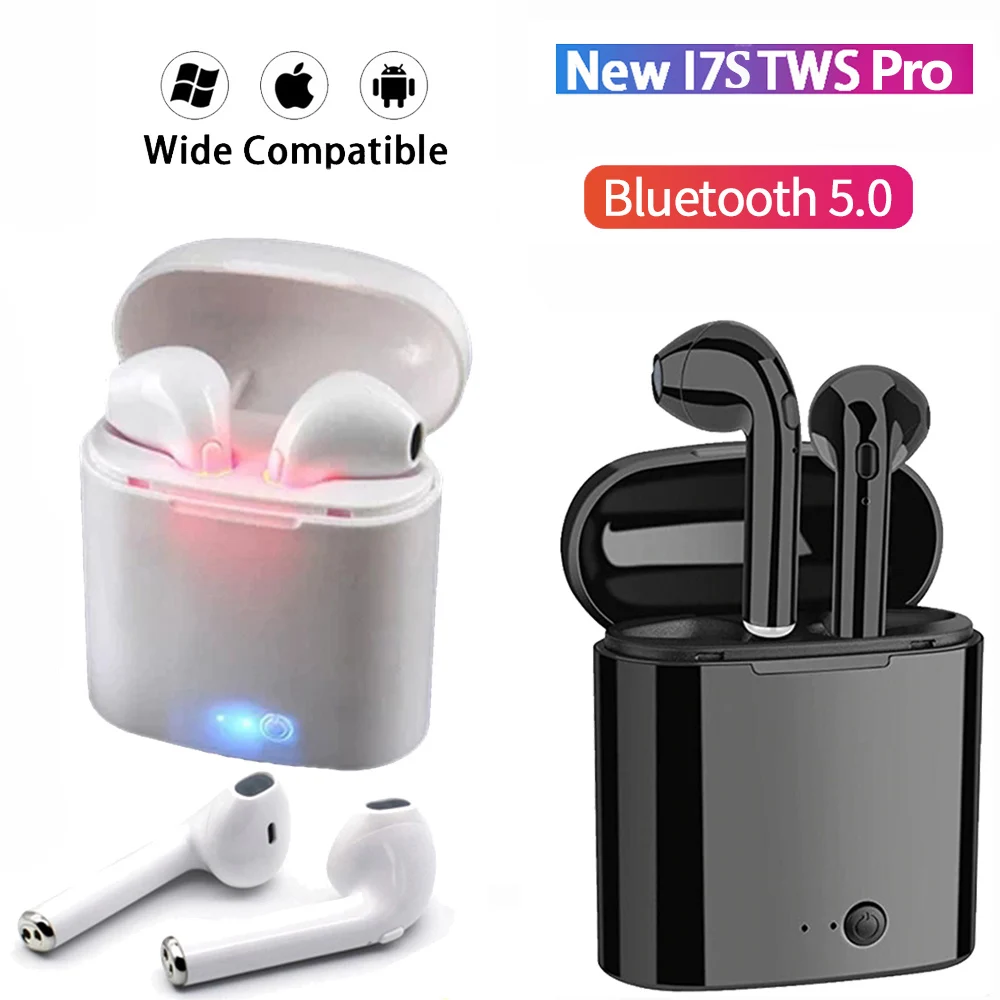 

i7 i7s Tws Bluetooth Earphones Mini Wireless Earbuds Sports Handsfree Earphone Headset with Charging Box for iPhone Xiaomi Phone