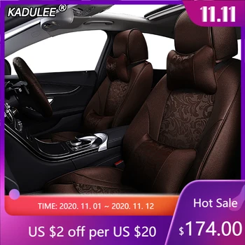 

KADULEE Custom fabric car seat cover For LEXUS IS IS200 IS250 IS300 IS350 LS LS350 LS500 LS460 LS600h Automobiles Seat Covers