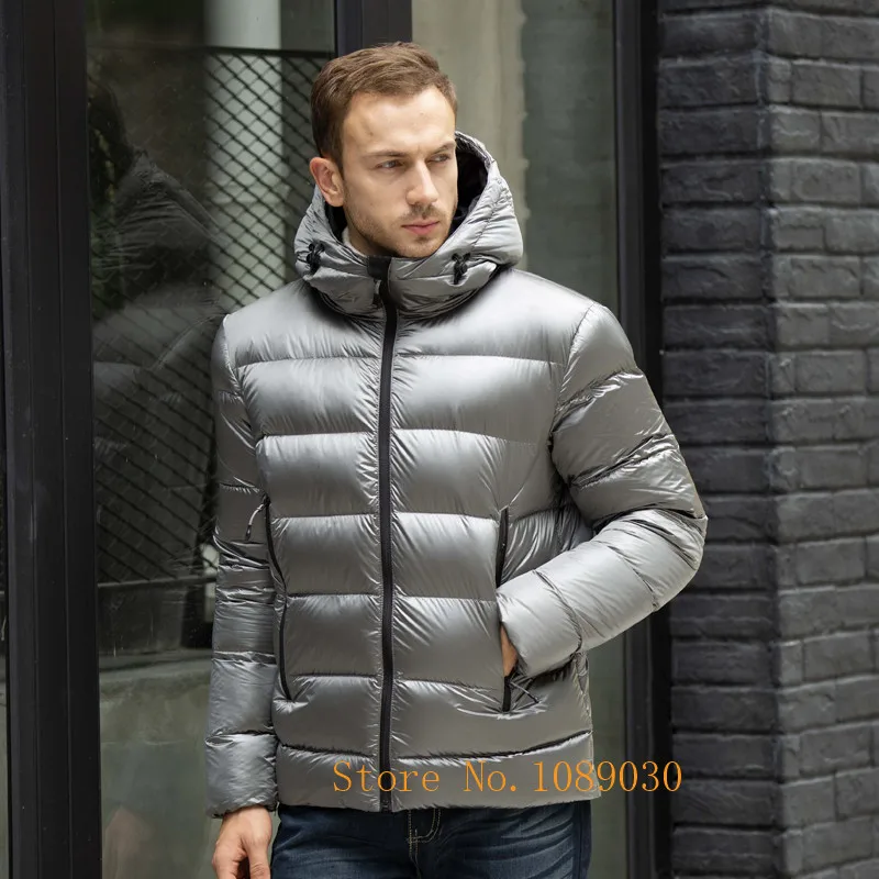 down coat High Quality Russia's Winter Jacket 90% Goose Down Jacket Men Winter Coats Keep Warm Windproof Male Down Coats -40 Degree long puffer coat