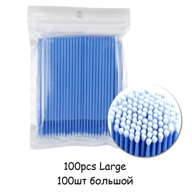 Eyelash Brushes Disposable Cotton Swab Micro Individual Eyelashes Microbrush Lash Removing Lash Extension Accessories