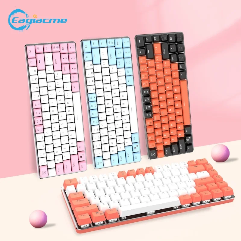 Игровая клавиатура Eagiacme F82 с защитой от фиктивных нажатий механическая