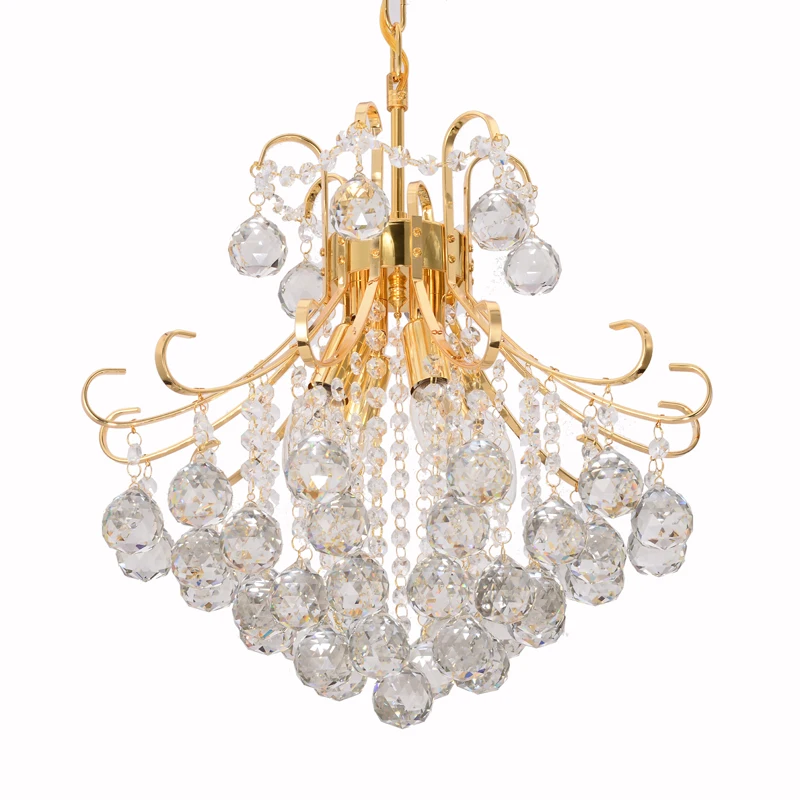 

Modern K9 Crystal Ball LED Chandelier lustre living room lights Corridor porch cloakroom bedroom hallway Chandeliers Ceiling