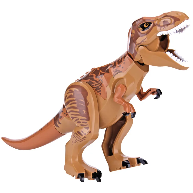Jurassic Building Blocks World Dinosaurs Figures Bricks Baryonyx Tyrannosaurus Rex Indominus Rex I-Rex Assemble Kids Toys building blocks construction blocks