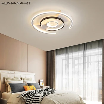 

Modern Ceiling Light Roung Square shape Aluminum Wave Lustre 110V 220V Ceiling Lamps for home