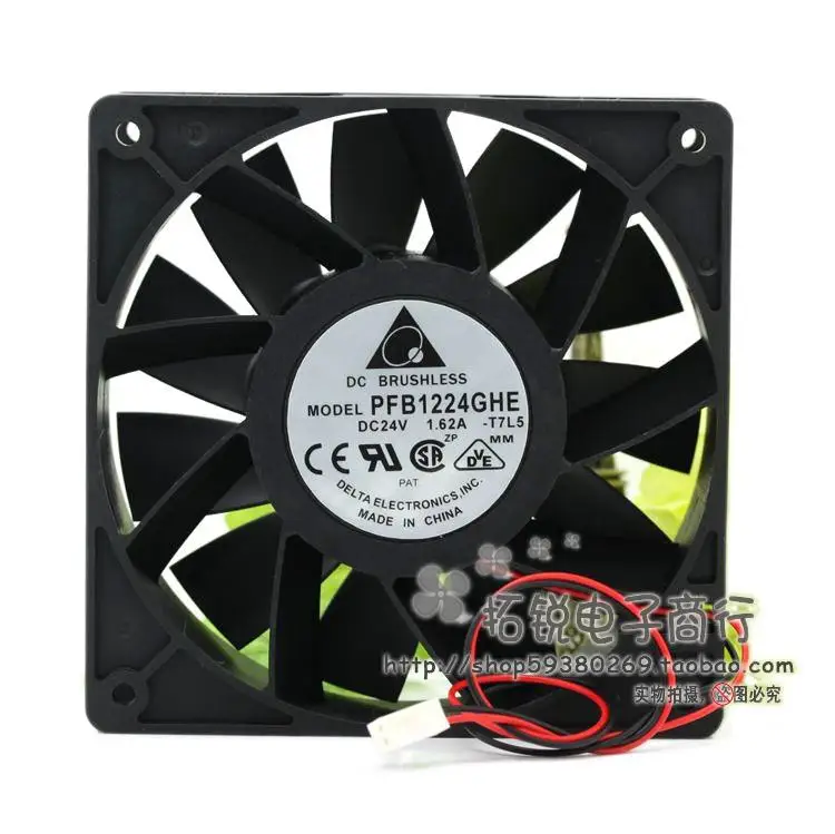 Delta Pfb1224ghe 12038 24v 1.62a 12 Centímetros Abb Inversor de Vento do Ventilador
