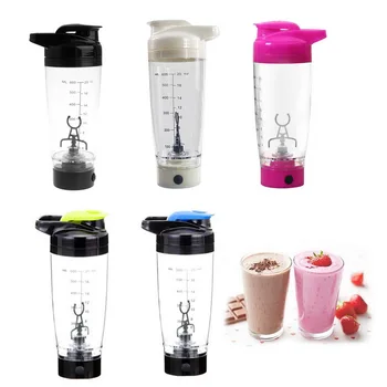 

600ml Electric Automatic Vortex Protein Shaker Creative Plastic BPA Free Sports My Water Bottle milk shake shaker bottles