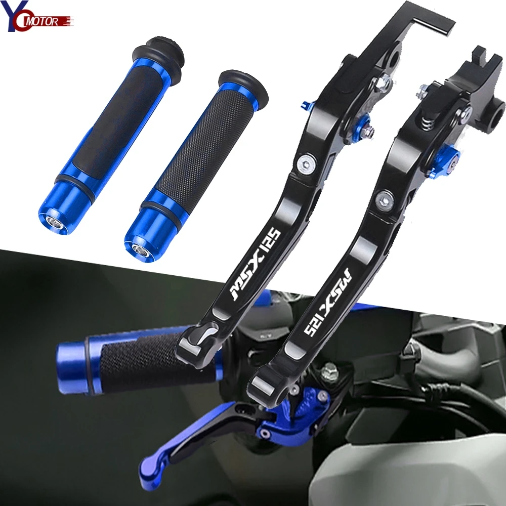 

Motorcycle CNC aluminum Adjustable Foldable Brake Clutch Lever Handle Grips For Honda MSX125 MSX 125 MSX-125 2014 2015 2016 2017