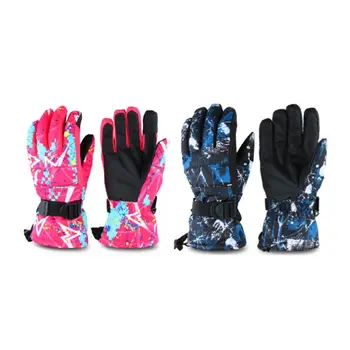 

Waterproof Touch Screen Nylon Winter Unisex Gloves Windstopper Outdoor Warm Ski