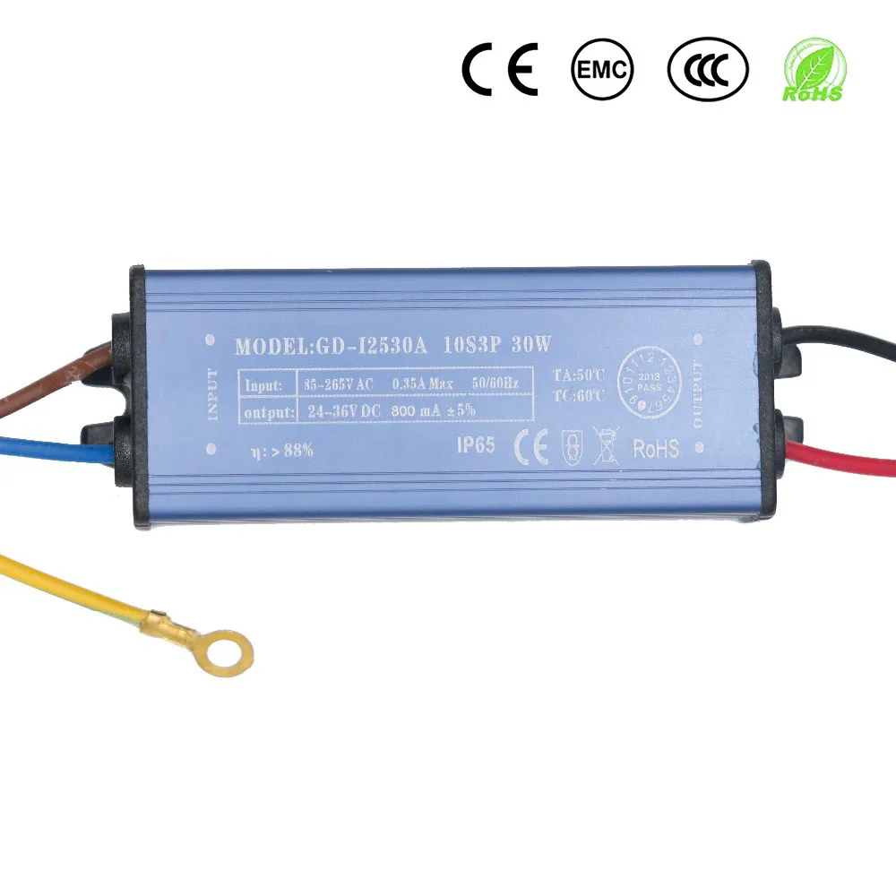 30W 50W 100W 150W 300mA 600mA 900mA Светодиодный драйвер для s Питание постоянный ток Напряжение