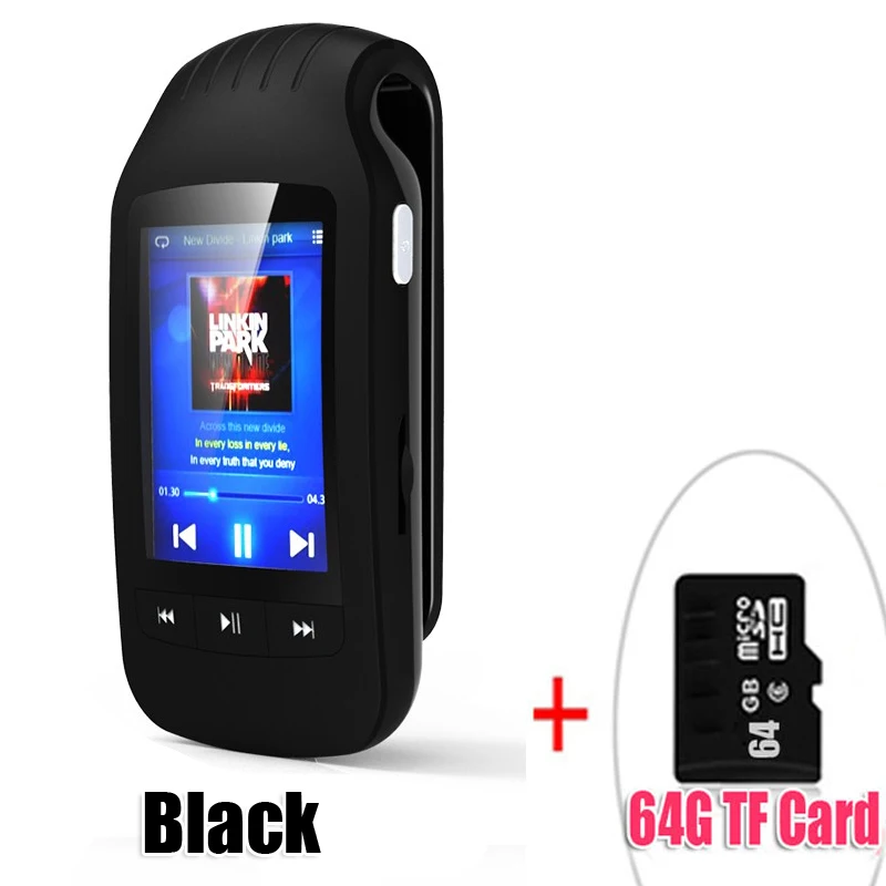 MP3 Player HOTT Support Sport Pedometer Bluetooth FM Radio TF Card Slot 1.8 " LCD Screen MP3 Stereo Music Player 