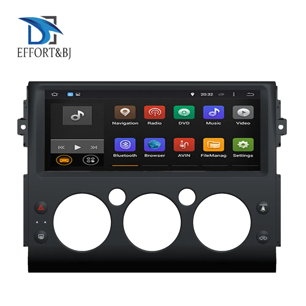 Android 9.0 Octa Core 4GB RAM Car GPS Player Radio Stereo For Toyota FJ Cruiser 2006-2019 GPS Navig